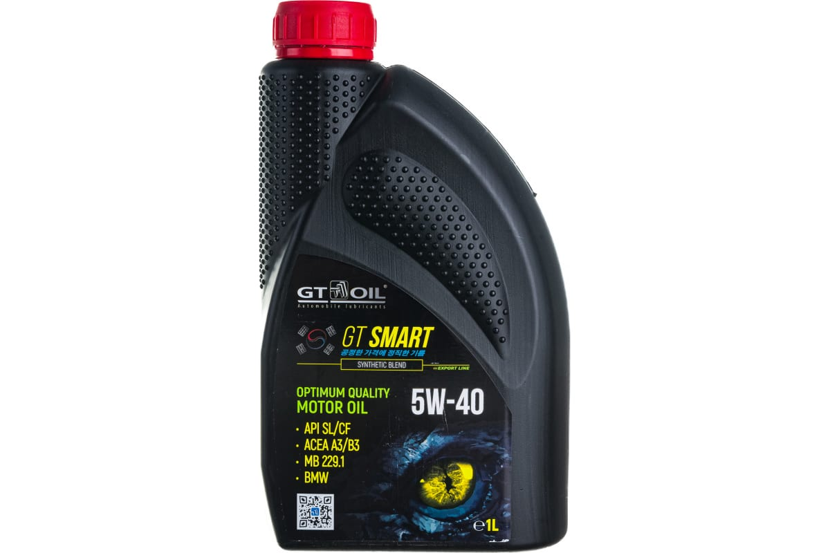 Моторное масло GT OIL полусинтетическое Smart 5W40 1л