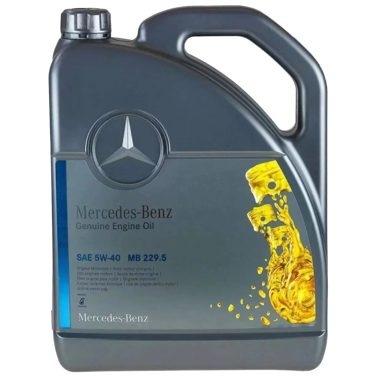 

Моторное масло Mercedes-Benz cинтетическое Mb229.5 5W40 5л