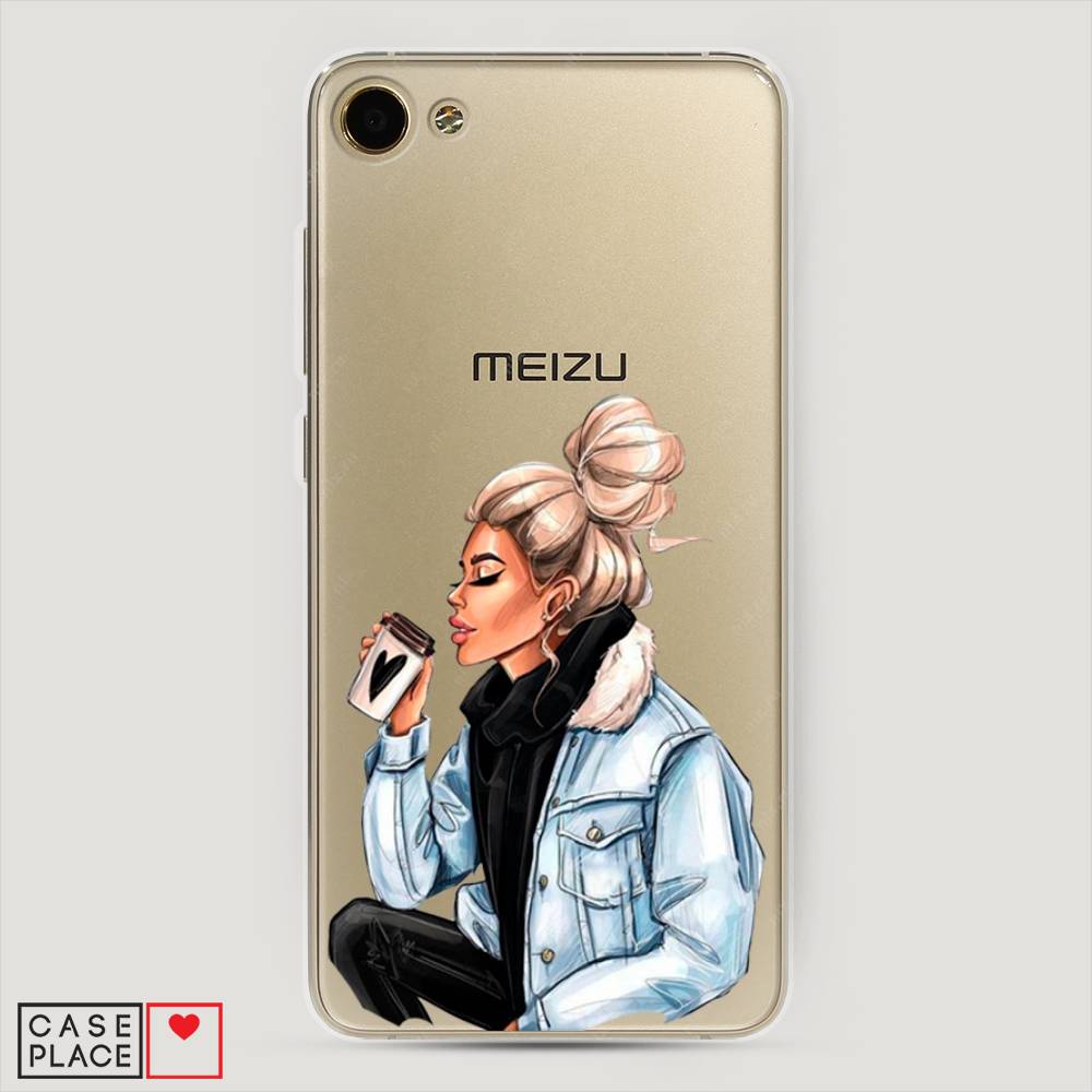 

Чехол Awog на Meizu U10 "Cute girl", Коричневый;бежевый, 71250-7