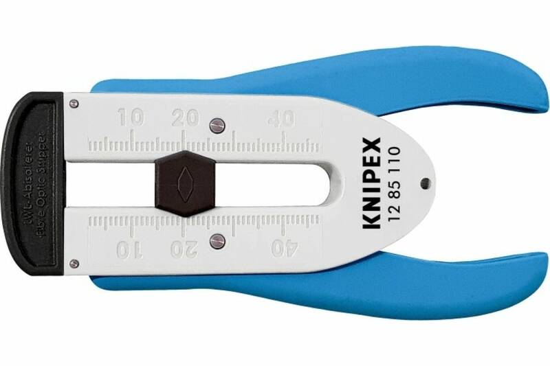 Стриппер для удаления первичной оболочки оптоволокна Knipex KN-1285110SB инструмент для удаления оболочки knipex