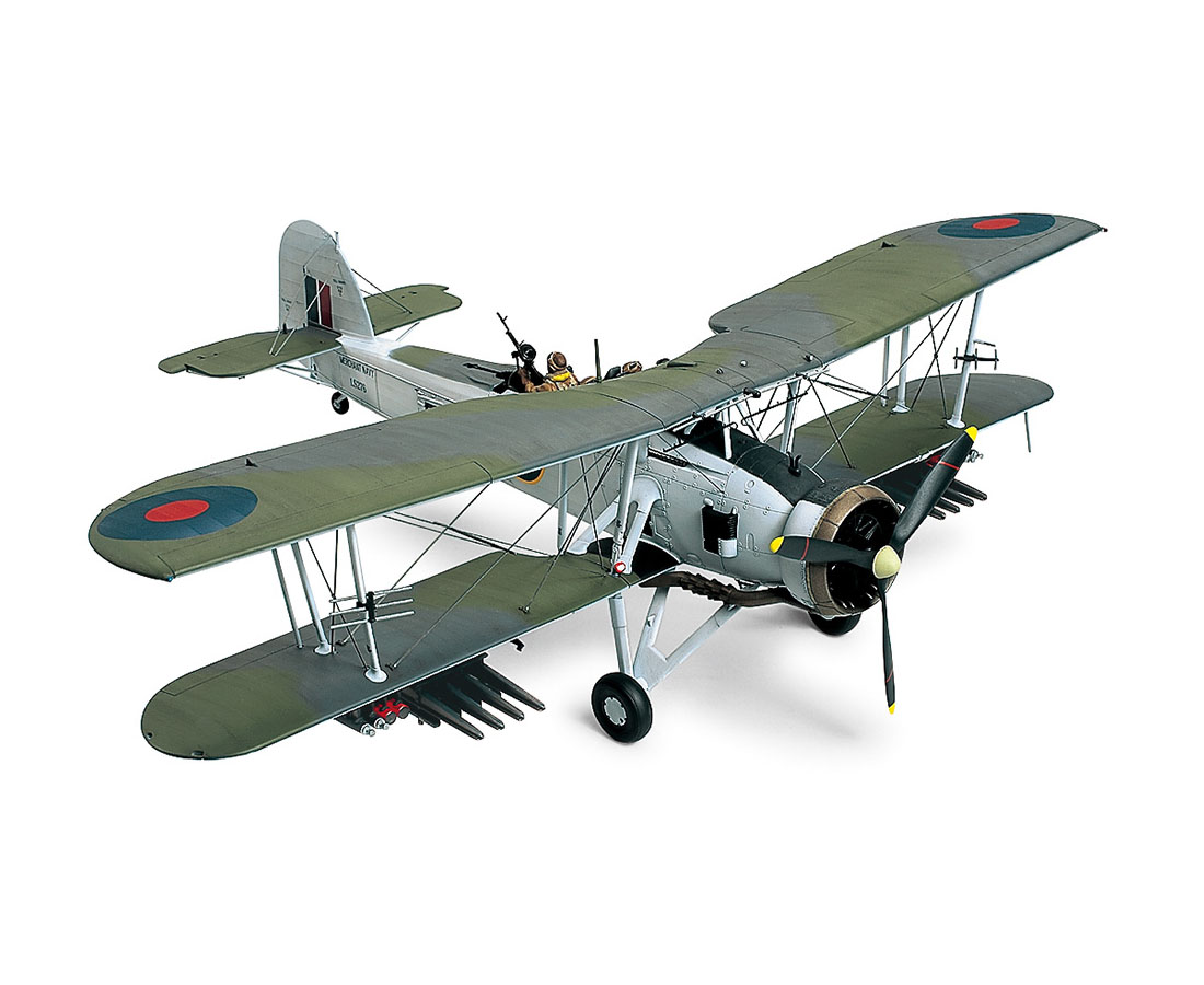 фото Сборная модель tamiya 1/48 британский торпедоносец-бомбардировщик fairey swordfish mk.ii