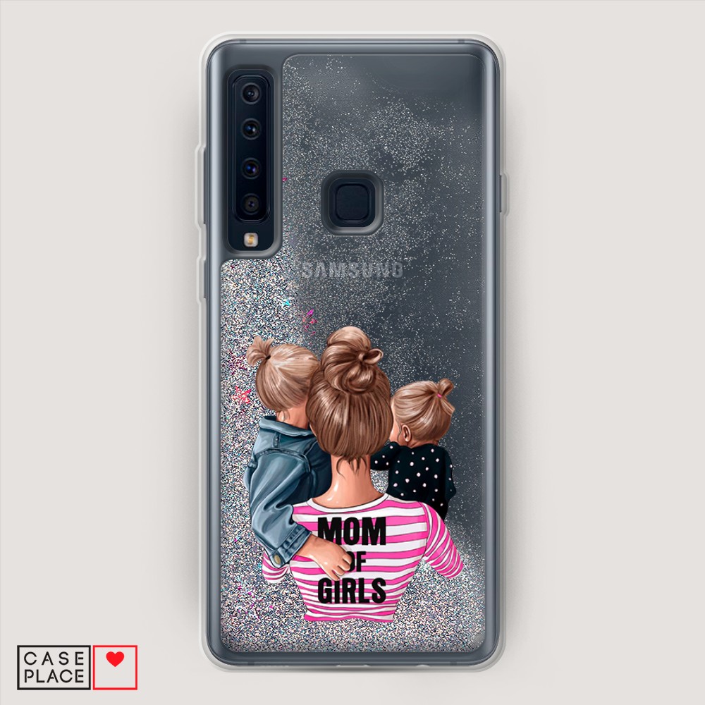 

Жидкий чехол с блестками "Звездный единорог" на Samsung Galaxy A91