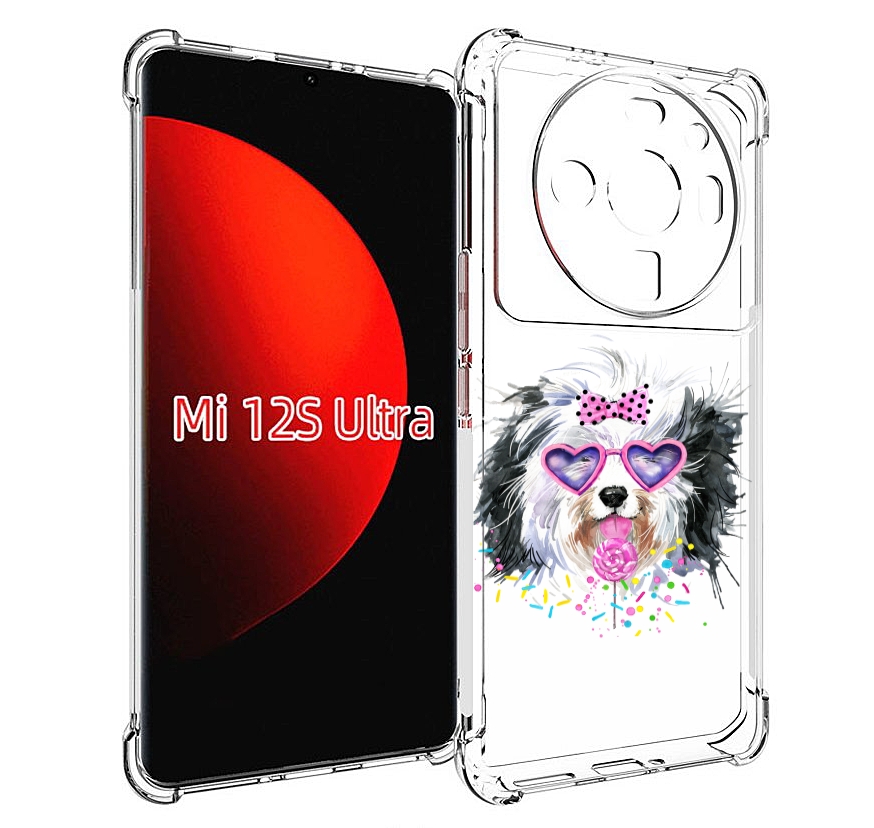 

Чехол MyPads пушистик для Xiaomi 12S Ultra, Прозрачный, Tocco