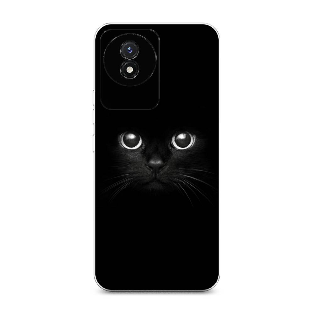 

Чехол Awog на Vivo Y02 "Взгляд черной кошки", Черный, 268150-1
