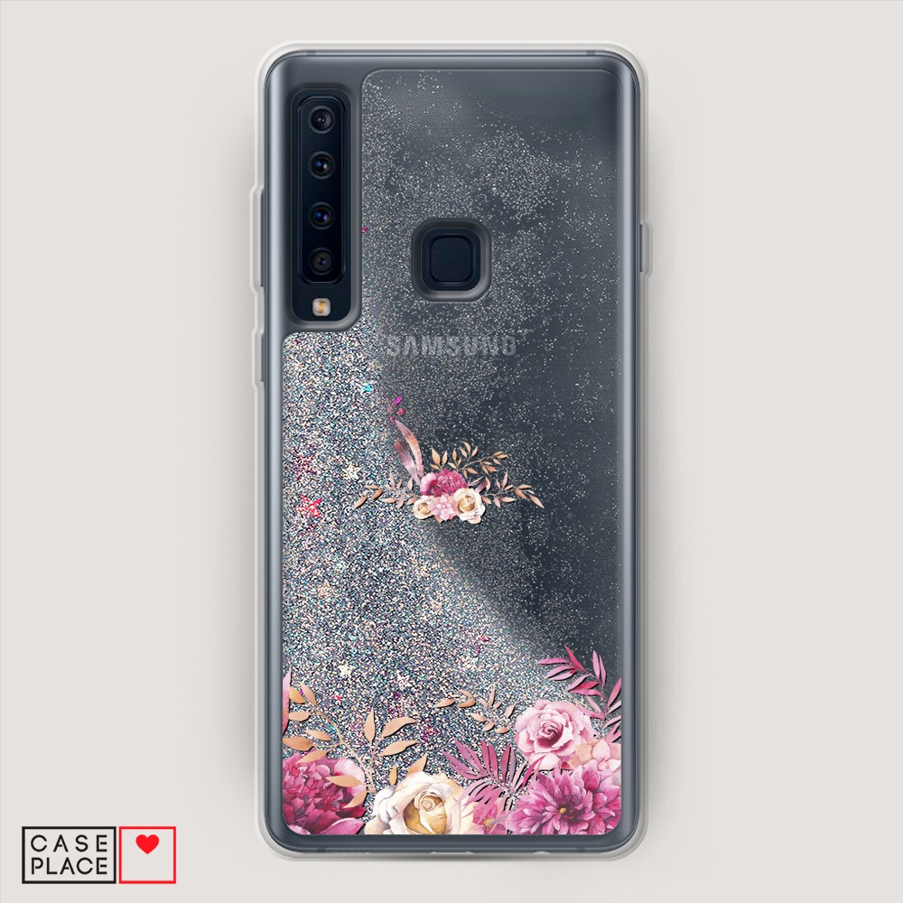 

Жидкий чехол с блестками "Звездный единорог" на Samsung Galaxy A91
