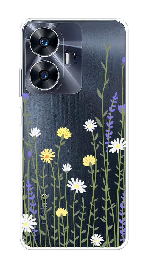 

Чехол Homey на Realme C55 "Ромашка и лаванда", Зеленый;желтый;прозрачный, 2513850-1
