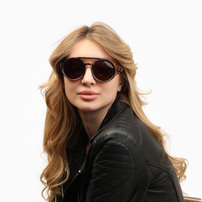 Солнцезащитные очки женские NoBrand 9909240 коричневые