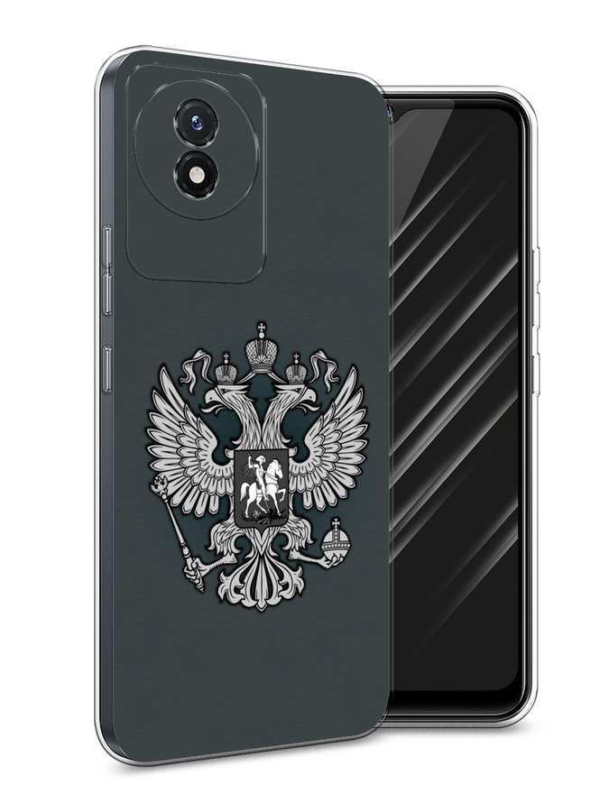 

Чехол Awog на Vivo Y02 "Герб России серый", 268150-5