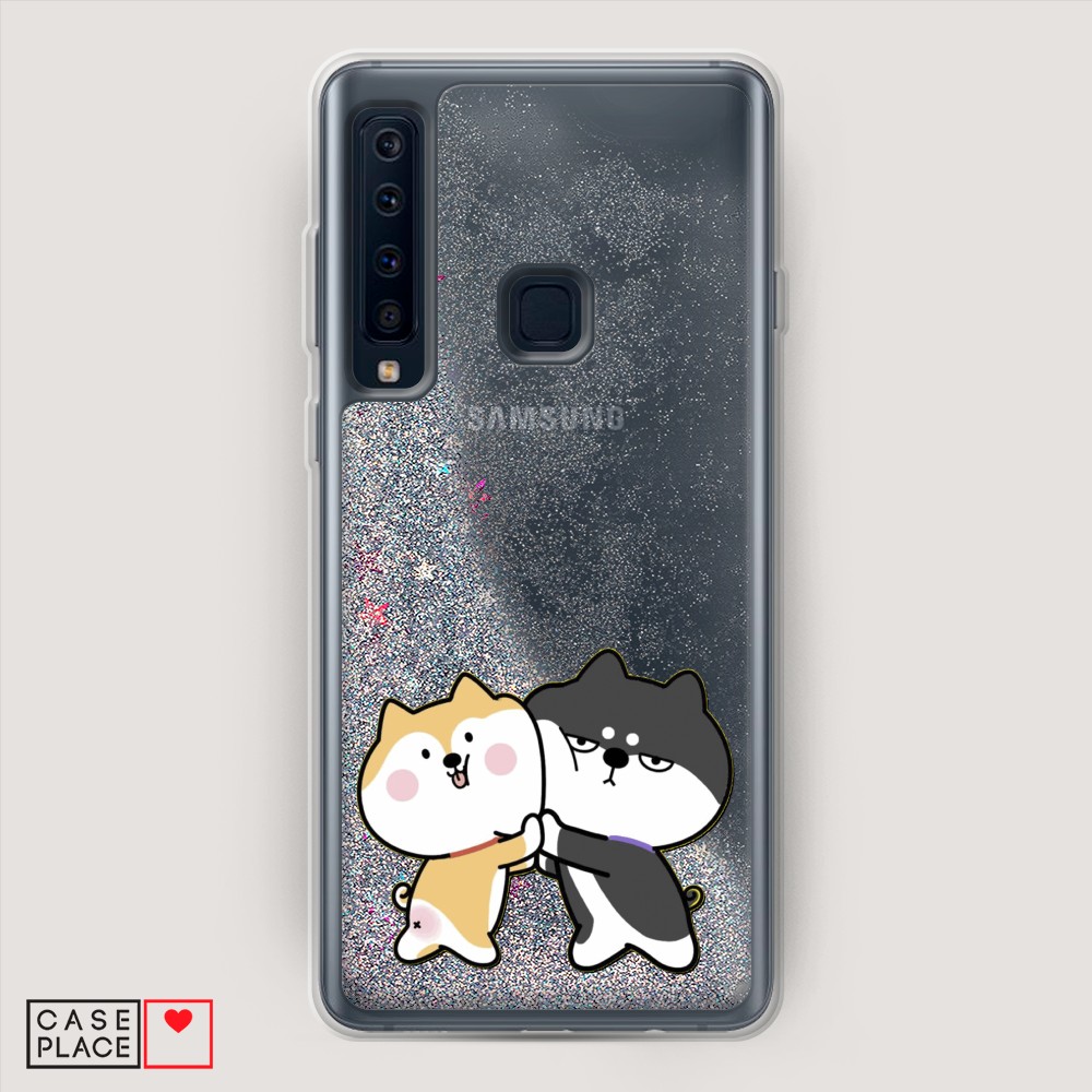 

Жидкий чехол с блестками "Звездный единорог" на Samsung Galaxy A91