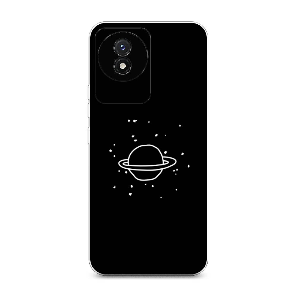 

Чехол Awog на Vivo Y02 "Дудл Юпитера", Белый;черный, 268150-4