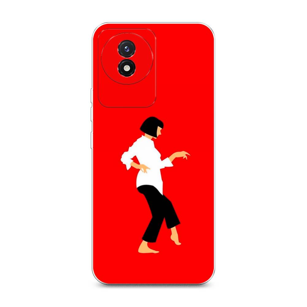 

Чехол Awog на Vivo Y02 "Криминальное чтиво 1", Красный;белый;черный, 268150-7