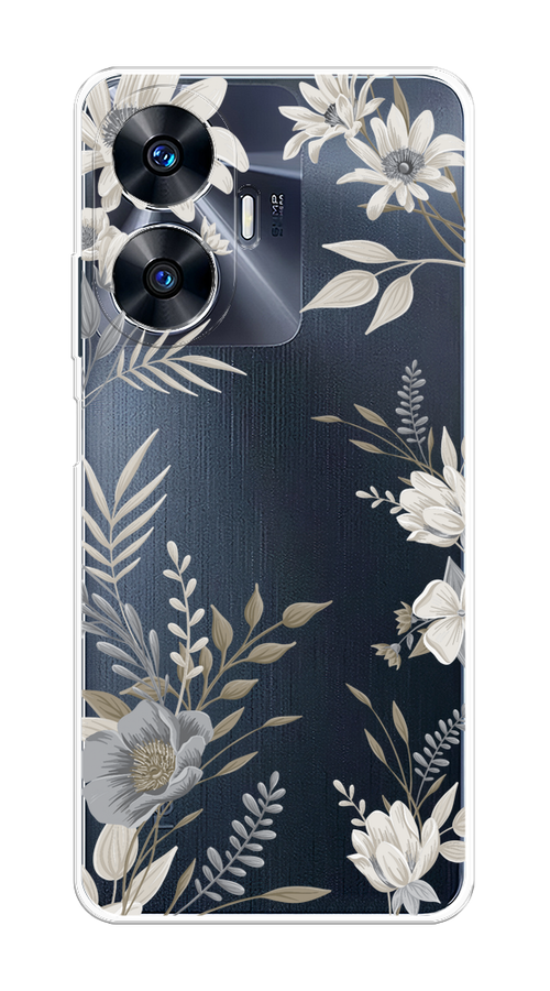 

Чехол Homey на Realme C55 "Цветы сепия", Серый;прозрачный;зеленый;белый, 2513850-1