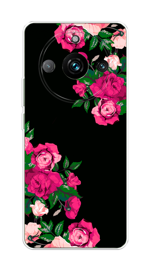 

Чехол Homey на Realme 11 Pro "Розы фуксия", Черный;розовый;зеленый, 2514250-1
