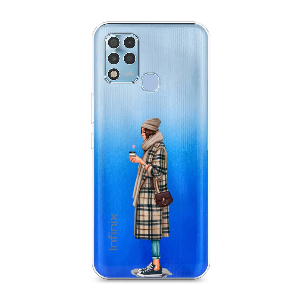 

Чехол для Infinix Hot 11 G37 "Утренний кофе", Коричневый;бежевый, 3102150-6