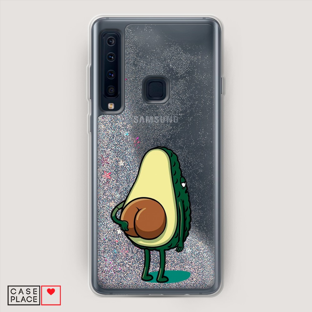 

Жидкий чехол с блестками "Звездный единорог" на Samsung Galaxy A91