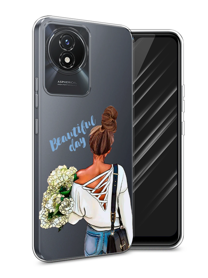 

Чехол Awog на Vivo Y02 "Beautiful day vector", Коричневый;белый;зеленый, 268150-6