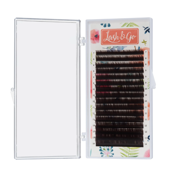 

Ресницы Lash&Go Эспрессо 16 линий C 0,12 7 мм, Коричневый