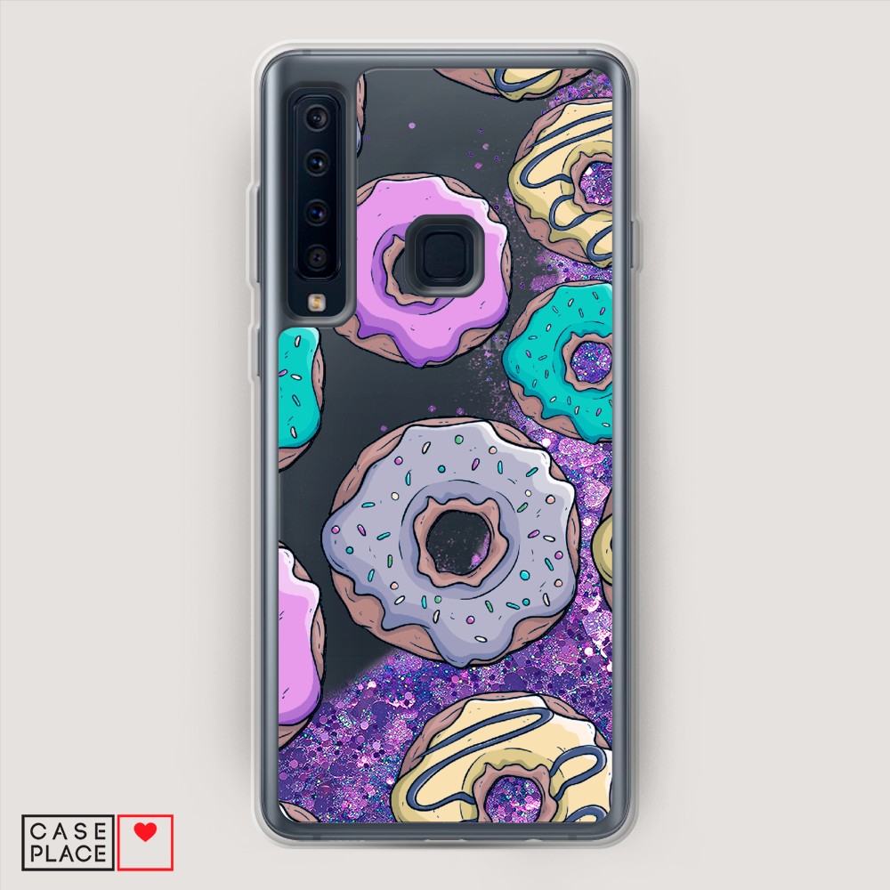 

Чехол Awog "Разноцветные пончики в глазури 2" на Samsung Galaxy A9 (2018), 26692-1