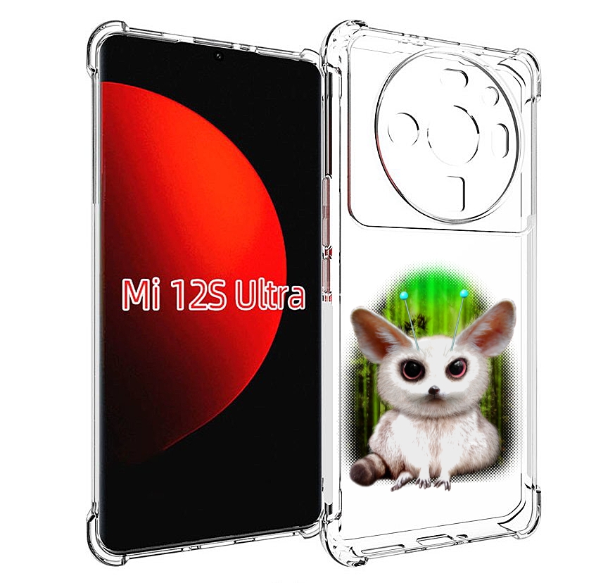 

Чехол MyPads пушистое животное для Xiaomi 12S Ultra, Прозрачный, Tocco