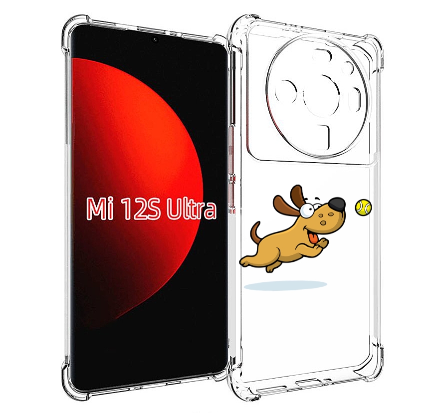 

Чехол MyPads пёсик для Xiaomi 12S Ultra, Прозрачный, Tocco