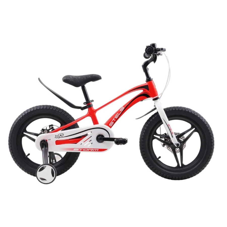 Велосипед детский Stels Storm MD 18 Z010 2023 года красный женский велосипед stels navigator 355 v z010 год 2023 синий зеленый ростовка 20