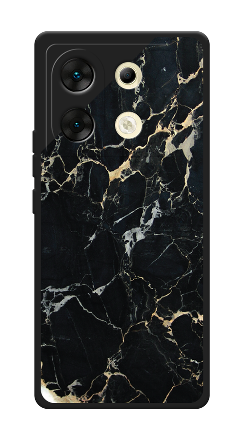 

Чехол Awog на Infinix Zero 30 5G "Черный мрамор уголок", Черный;золотистый, 3104952-1