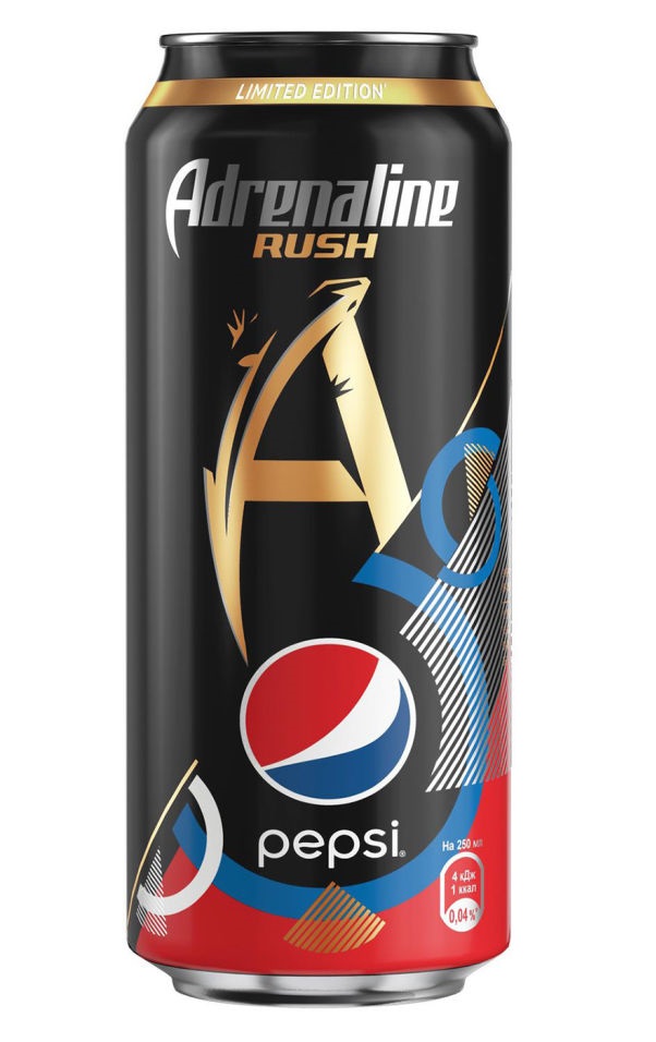 

Напиток Adrenaline Rush Pepsi энергетический 449мл