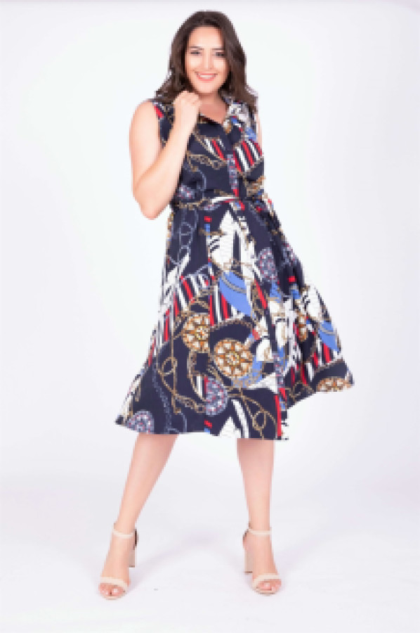 

Рубашка женская My Line Moda 631 разноцветная 52 (доставка из-за рубежа), 631