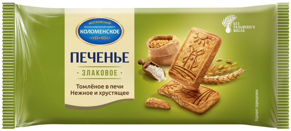 фото Печенье коломенское злаковое 120г коломенское поле