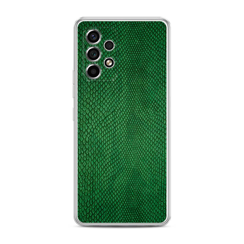 Чехол Awog на Samsung Galaxy A53 / Самсунг A53 Изумрудная змея