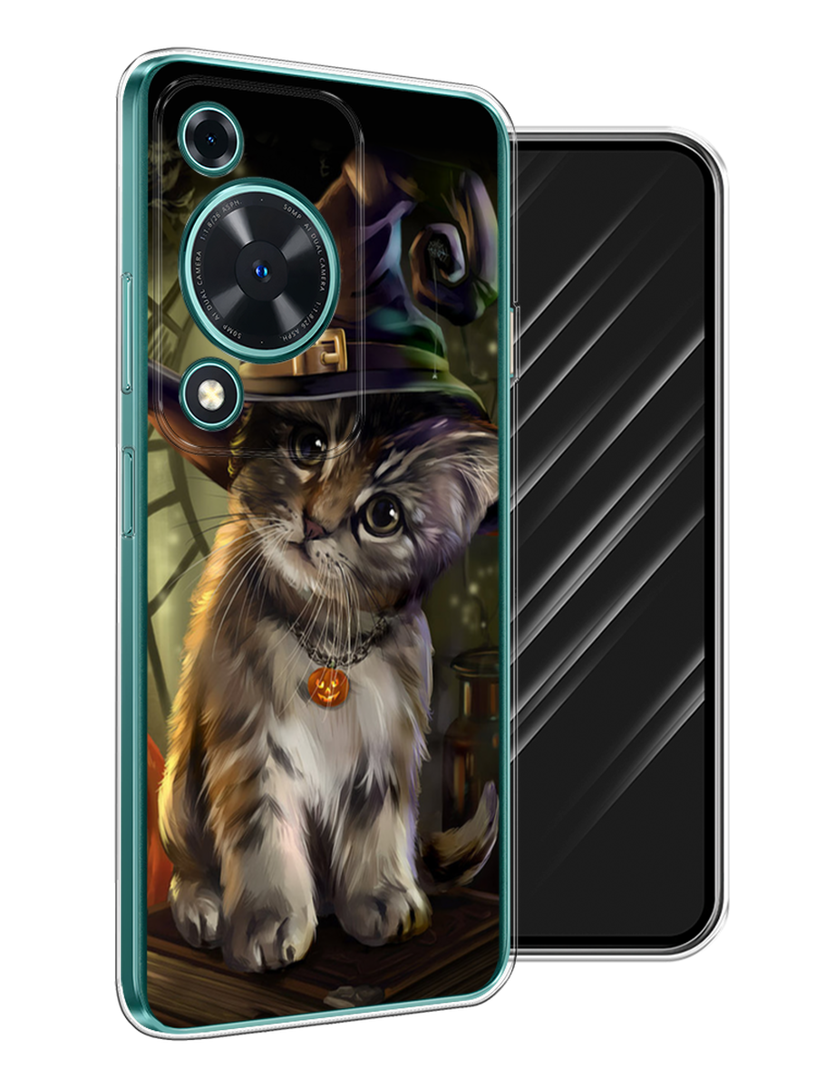 

Чехол Awog на Huawei Nova Y72 "Кот на Хэллоуин", Зеленый;серый, 6123650-1
