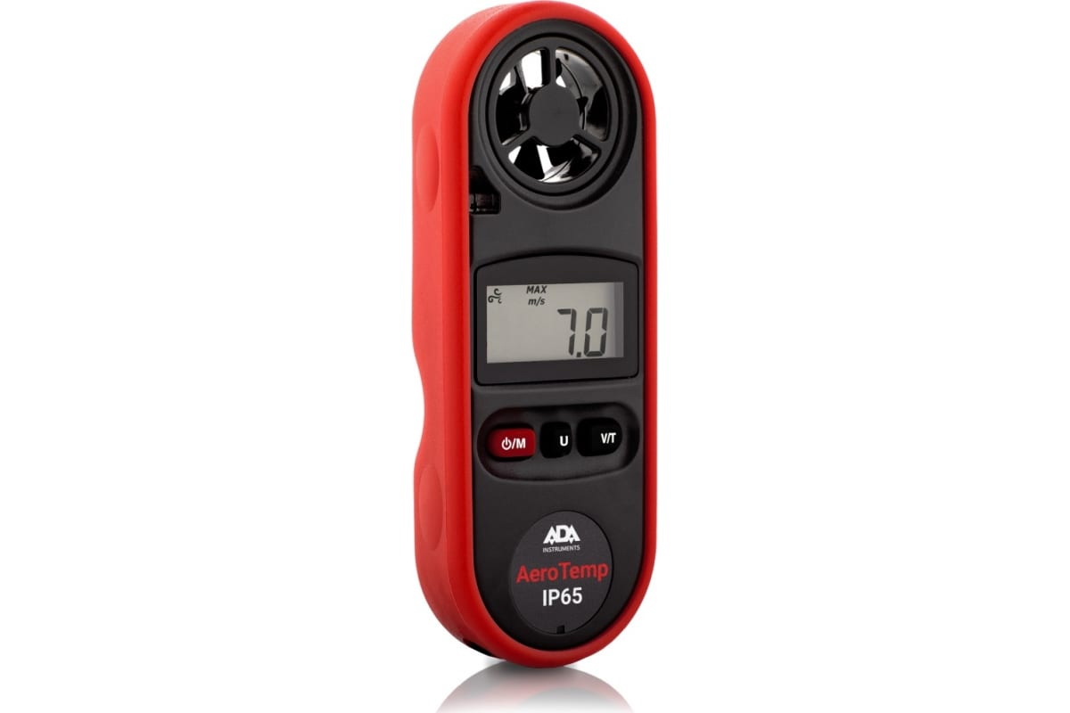 

Анемометр ADA AeroTemp IP65, Красный