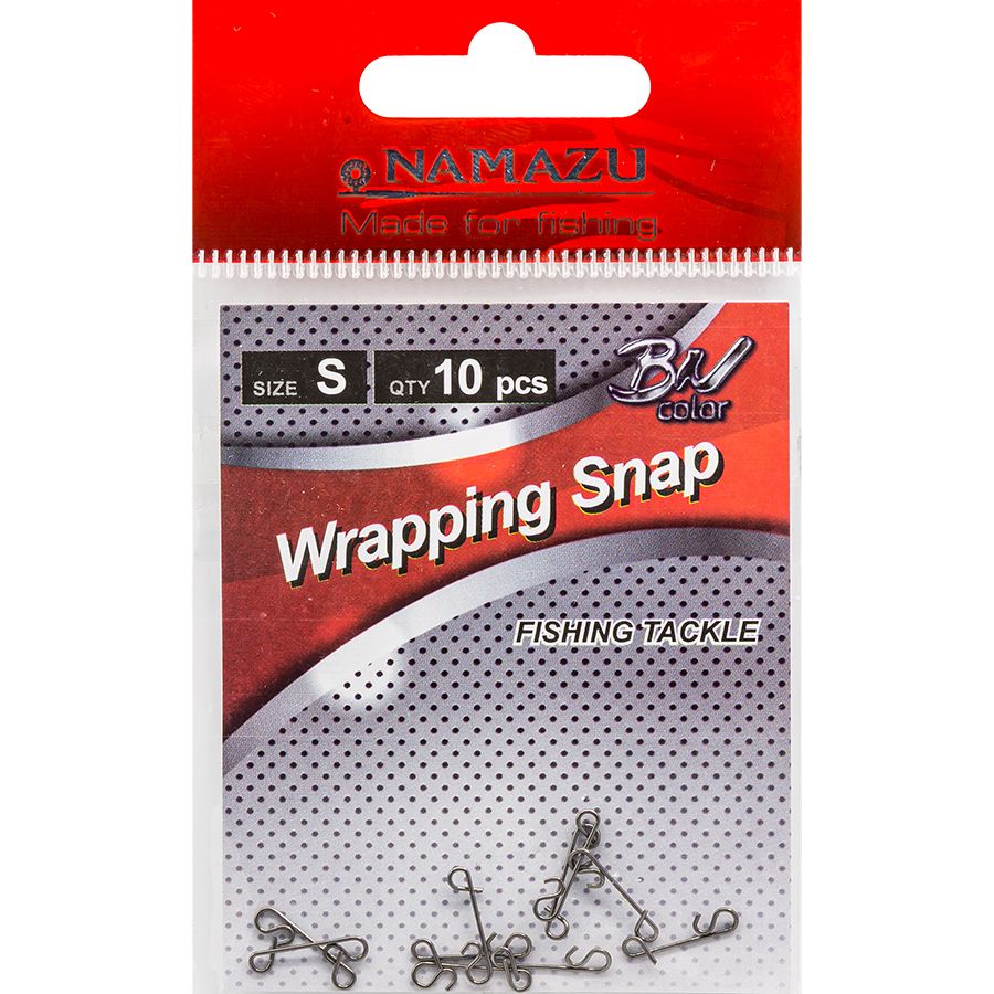 Безузловая застежка Namazu WRAPPING SNAP N-FT-WSS цв BN р S test-4 кг уп10 шт 458₽