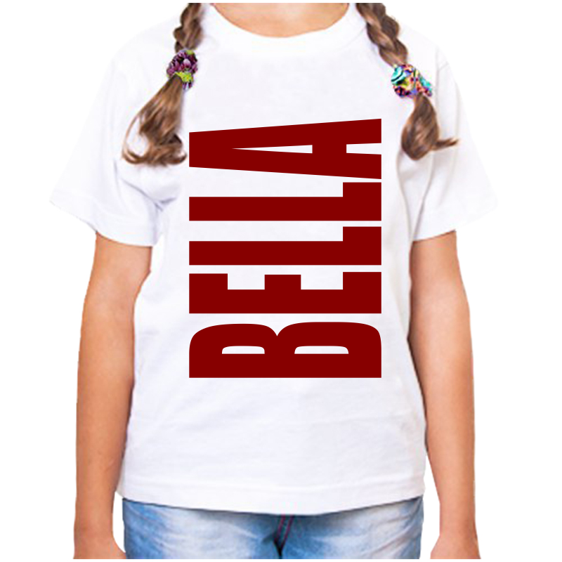 

Футболка девочке белая 34 р-р белла, Белый, fdd_bella