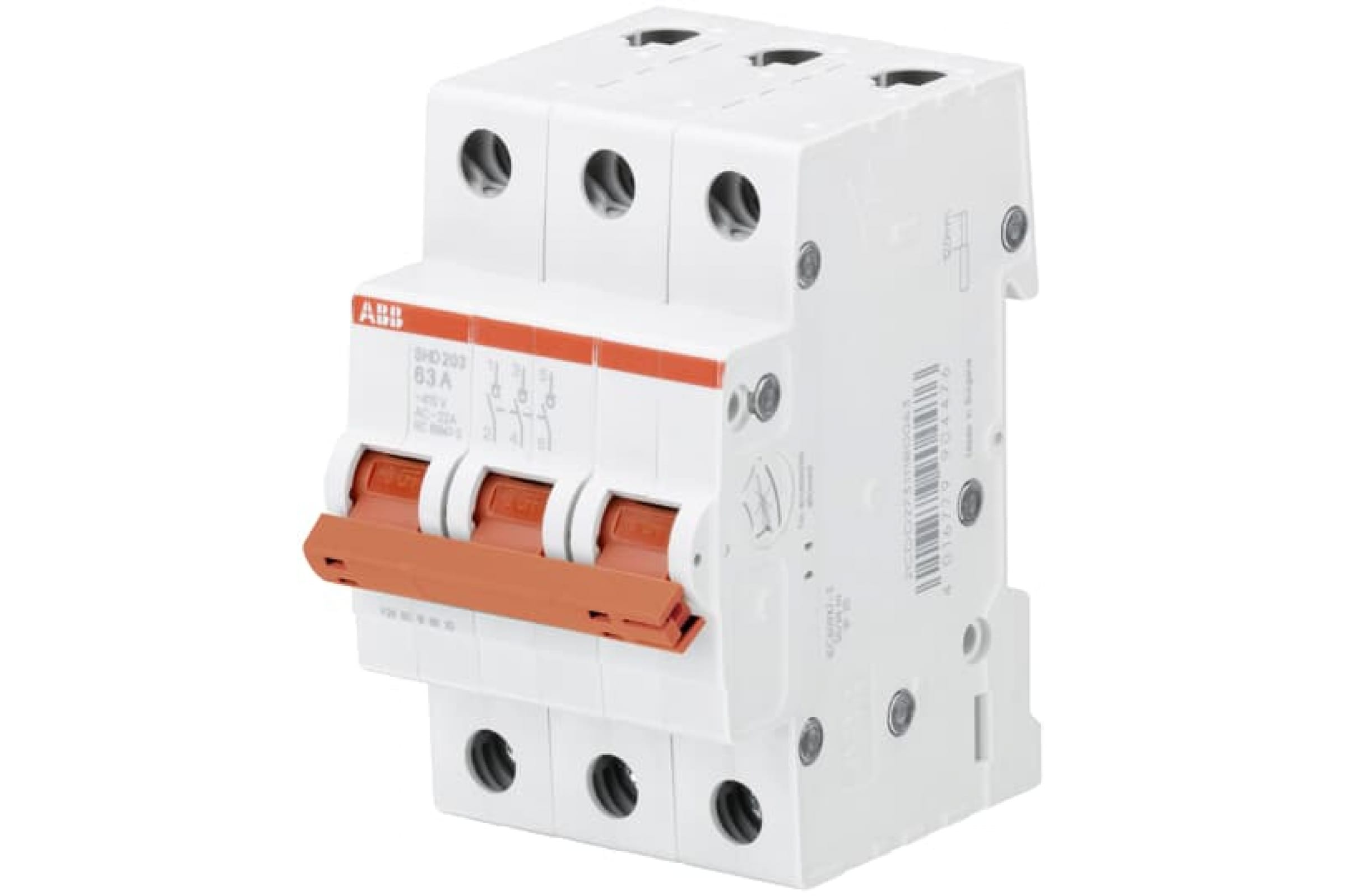 

ABB Рубильник 3пол. SHD203/50 рычаг крас. 2CDD273111R0050