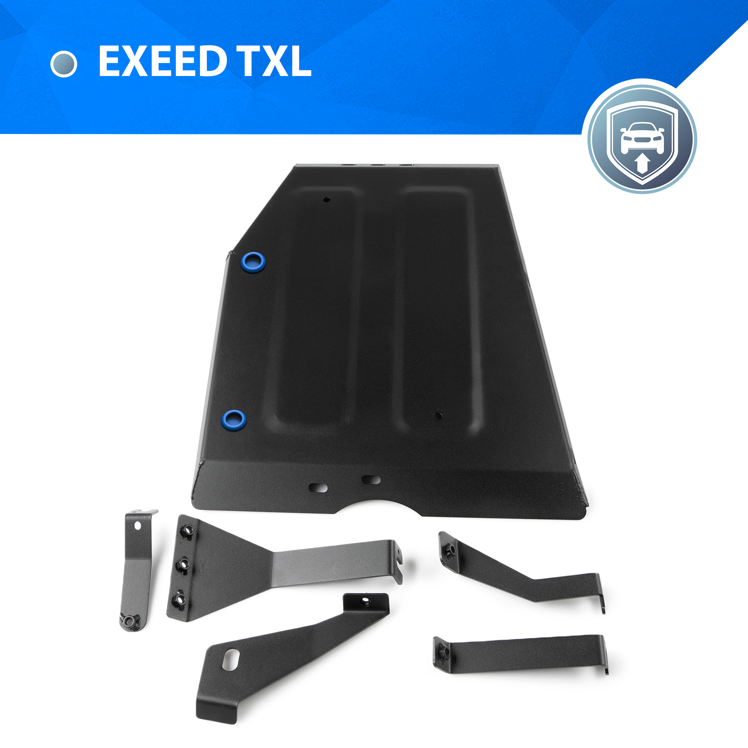 Защита топливного бака Rival для Exeed TXL I рест РКПП 4WD 2021-нв 11109531 4954₽