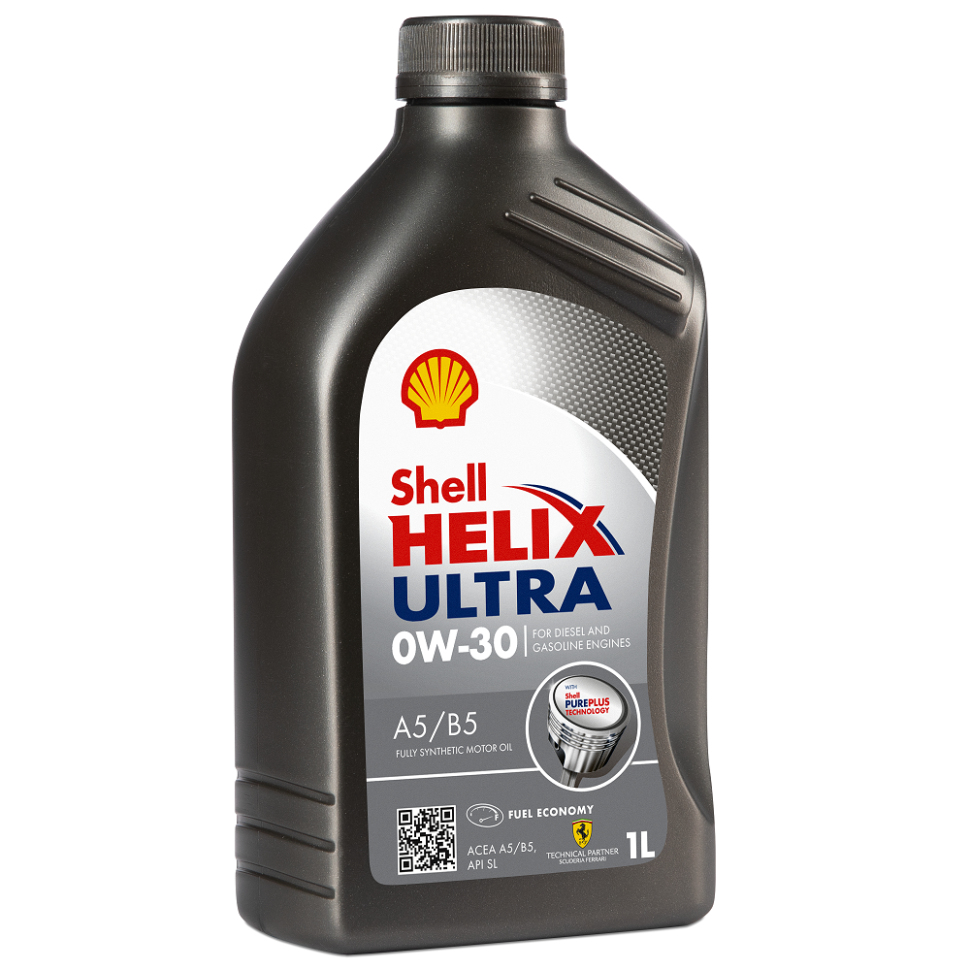Моторное масло Shell синтетическое Helix Ultra A5/B5 0W30 1л