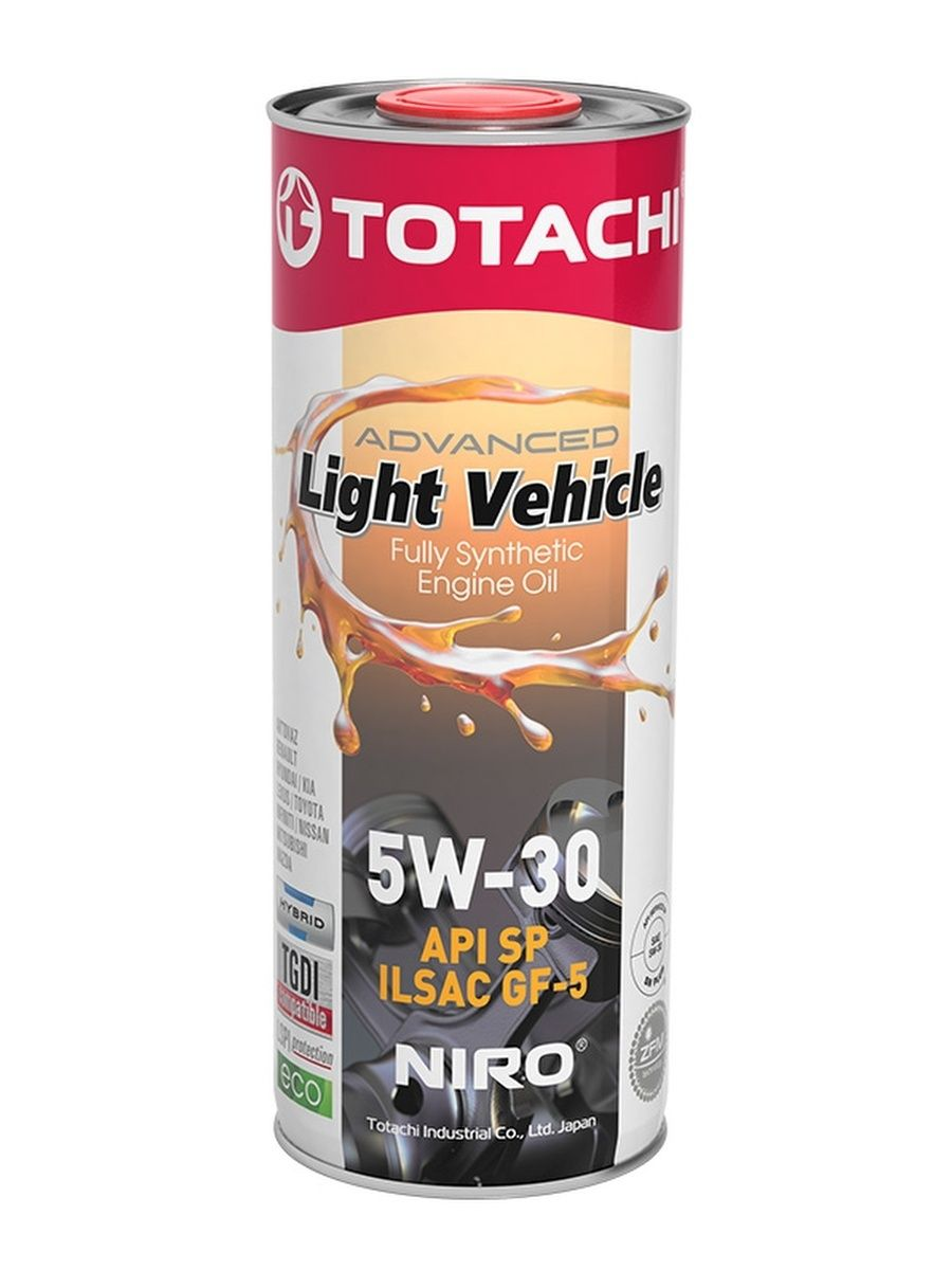 Моторное масло Totachi полусинтетическое NIRO LV 5W30 API SP SN PLUS SN/RC ILSAC G 1л