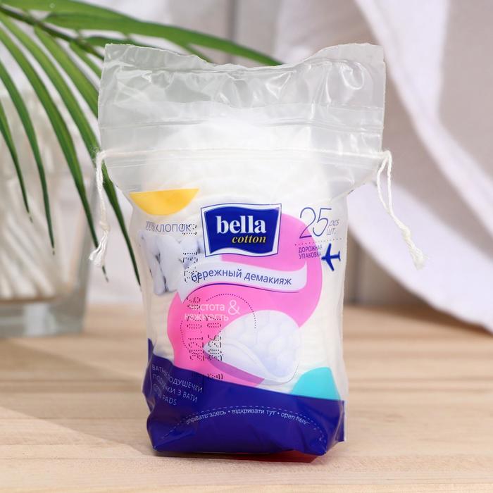 

Ватные диски Bella cotton, 25 шт, Белый