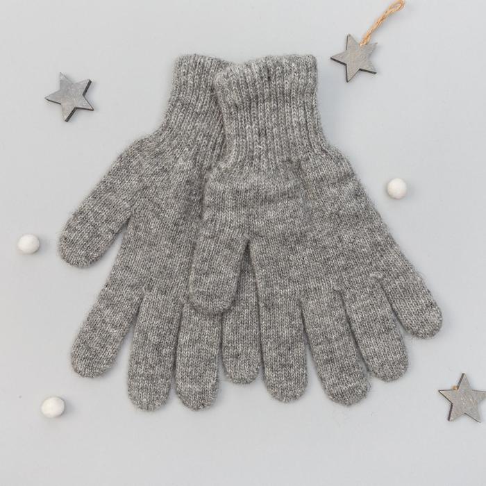 Перчатки женские ТОД 3348435 серые, р. 6.5-7.5