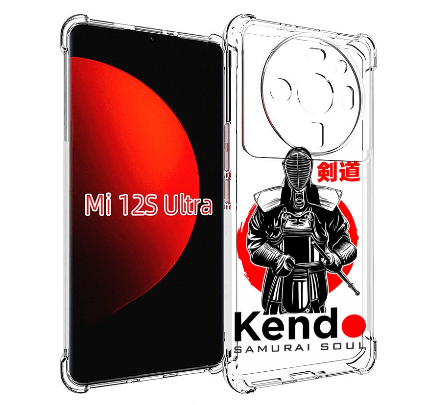 

Чехол MyPads рисованый самурай для Xiaomi 12S Ultra, Прозрачный, Tocco