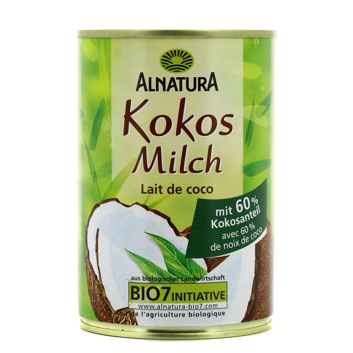 Молоко кокосовое Alnatura 22% 400 мл