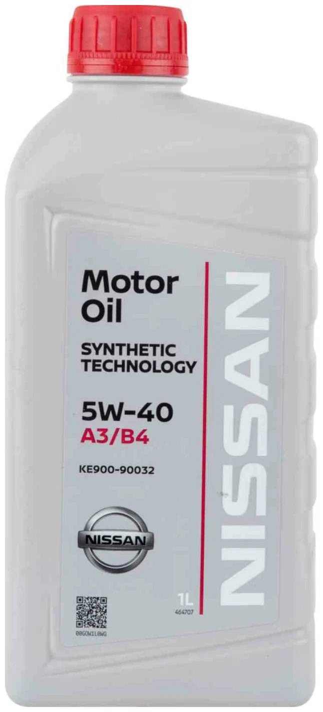 фото Масло моторное синтетическое 1л - 5w40 motor oil fs a3/b4 nissan