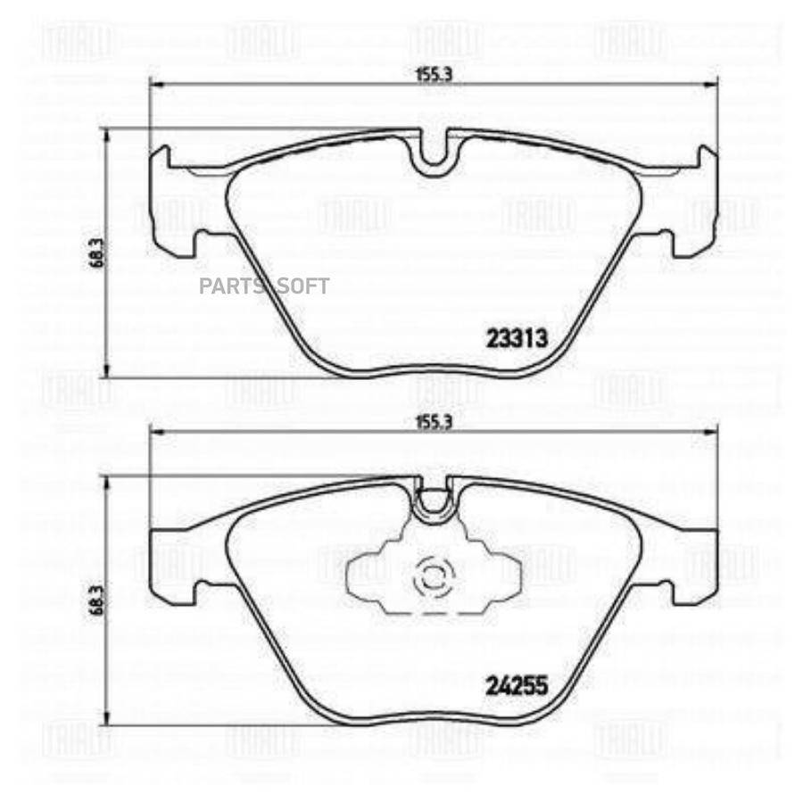 

Торм. Диск. Перед. Bmw 3 (E90/91/92/93) (04-)/X1 (E84) (09-) (Pf 4183) Trialli арт. PF4183