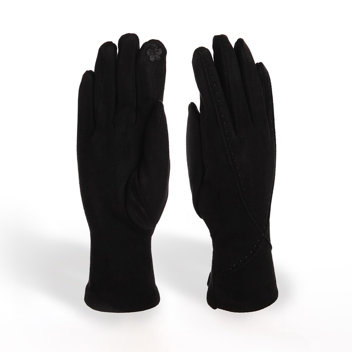 Перчатки женские NoBrand 9702066 черные, one size