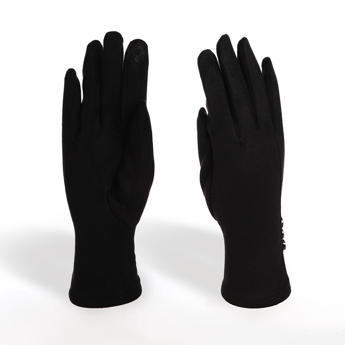 Перчатки женские NoBrand 9702076 черные, one size