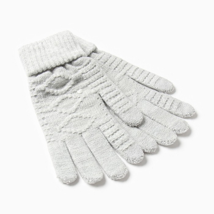 Перчатки женские S.Gloves 10106931 серые, р. 8