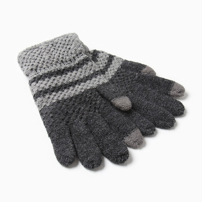 Перчатки мужские S.Gloves 7580553 серые, р. 10