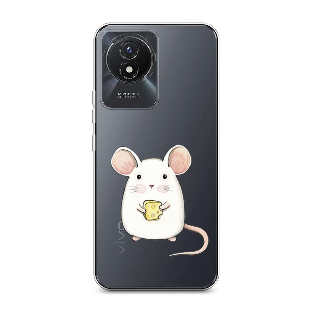 

Чехол Awog на Vivo Y02 "Мышка", Белый, 268150-1