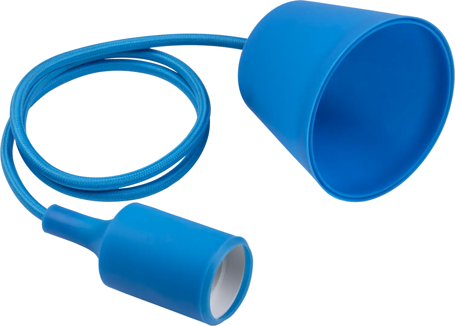Патрон для лампы E27 TDM Electric с подвесом 1 м цвет синий пемза для педикюра с подвесом 9 × 4 см разно ная